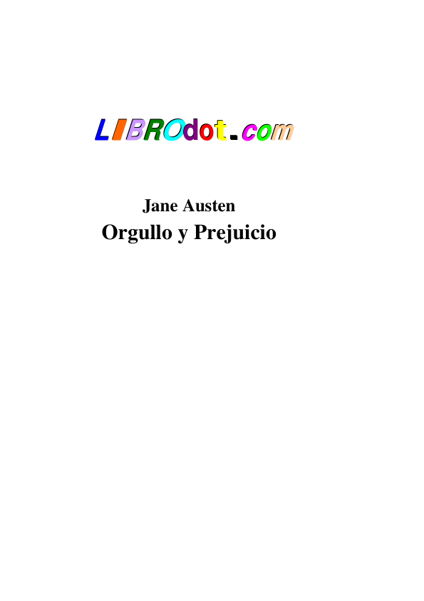 Portada de Microsoft Word - orgullo_prejuicio.doc